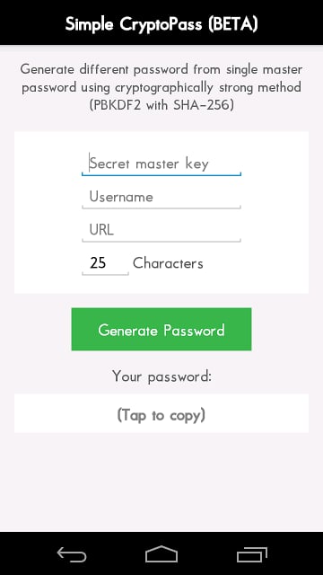 Simple CryptoPass BETA截图8