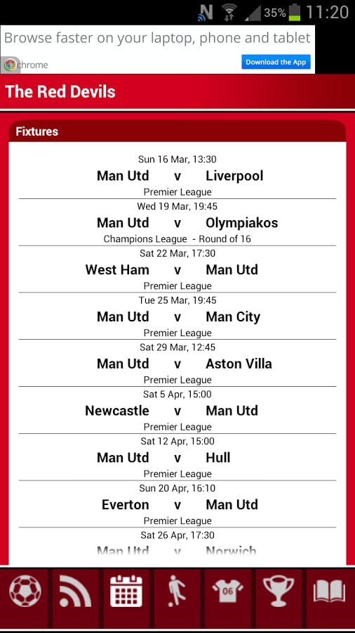 Manchester United Match ...截图2