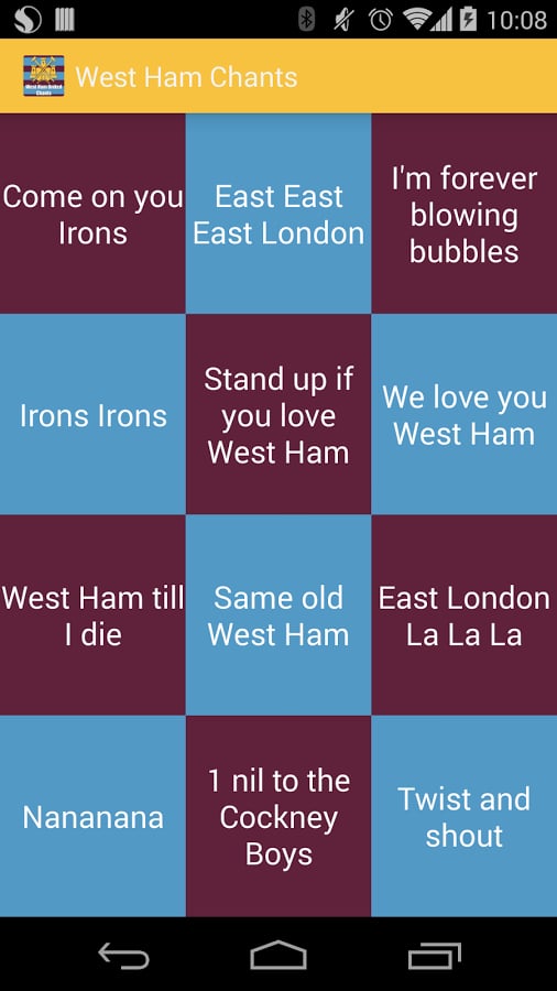 West Ham Chants截图1