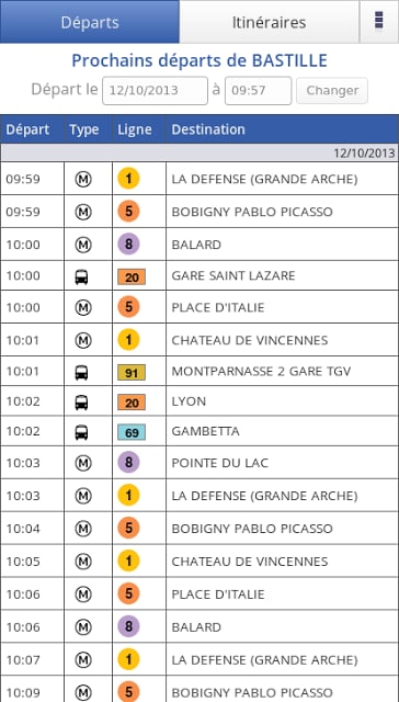 Horaires, Gares, Itin&eacute;raires截图6