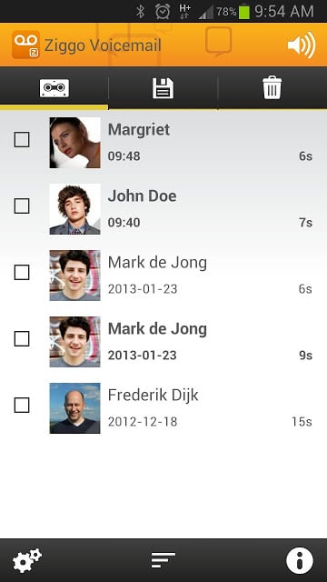 Ziggo Visual Voicemail截图1