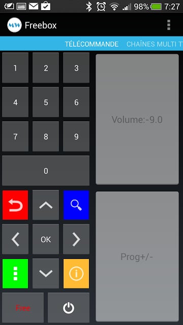 Freebox T&eacute;l&eacute;commande Free截图1