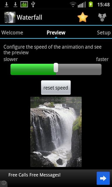 LiveWallpaper Waterfall截图1