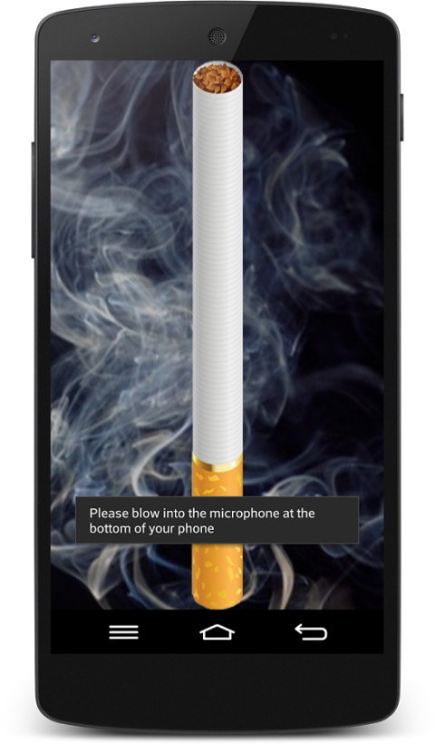 Smoking virtual cigarette截图1