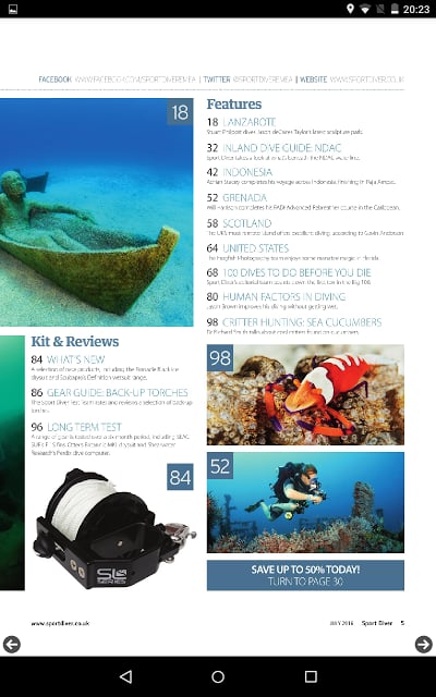 Sport Diver Magazine截图9