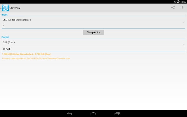 Unit Converter & Currency Rate截图11