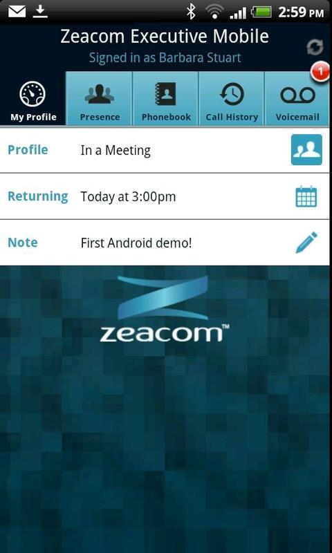 Zeacom Executive Mobile截图2