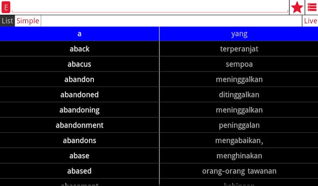 English Malay Dictionary截图2