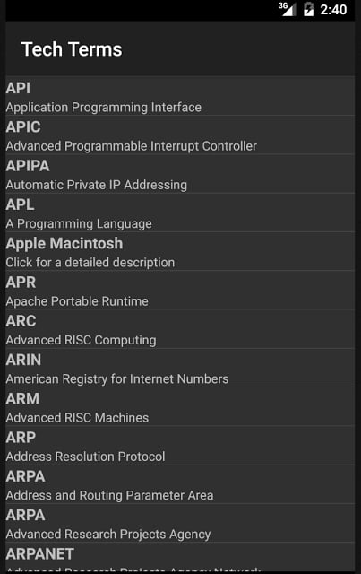 Tech Terms截图2