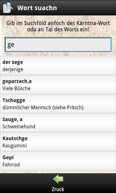 K&auml;rnten W&ouml;rterbuch截图3