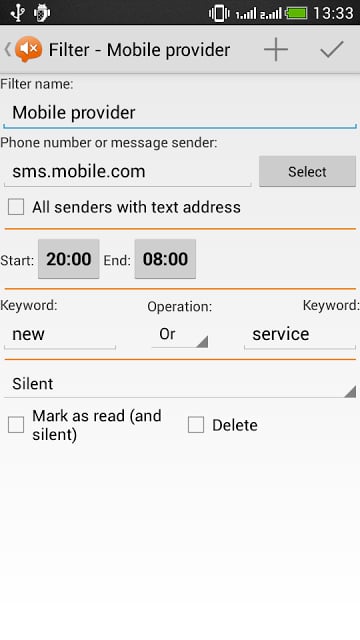 Silent SMS free version截图3
