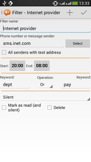 Silent SMS free version截图4