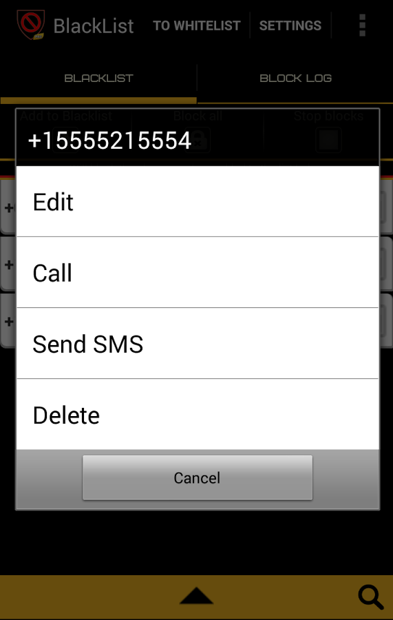 BlackList (calls & sms)截图4