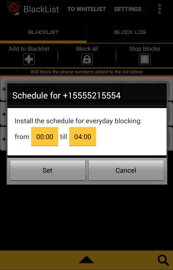 BlackList (calls & sms)截图7