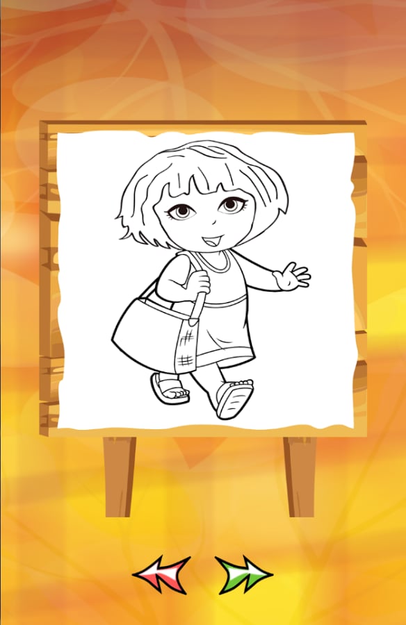 Dora Coloring for kids截图8