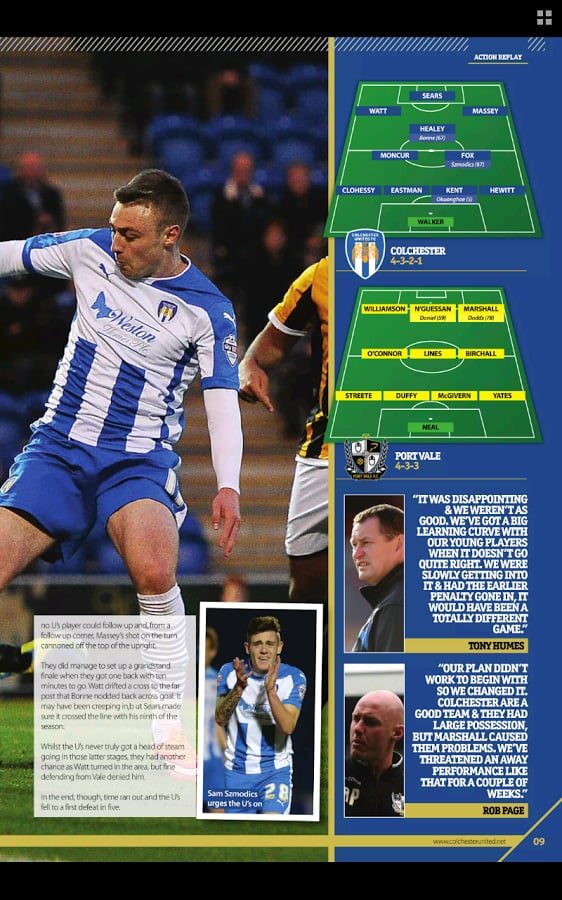 Colchester Utd programme...截图3