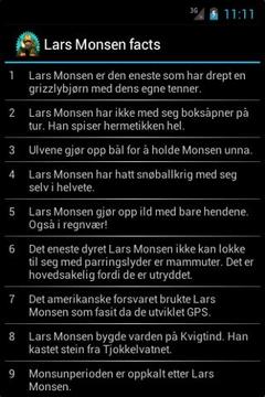 Lars Monsen facts截图