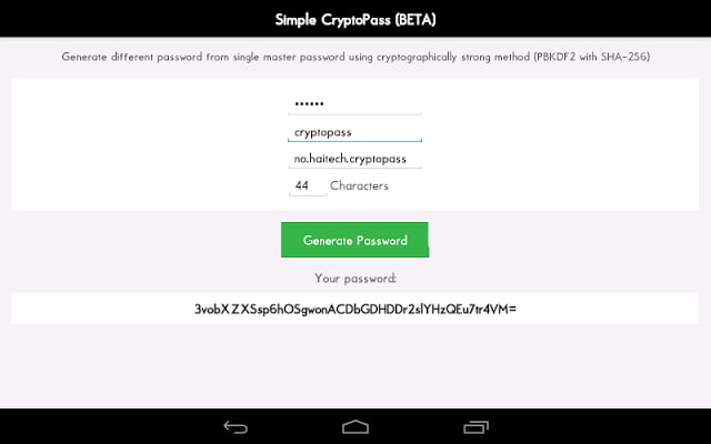 Simple CryptoPass BETA截图1