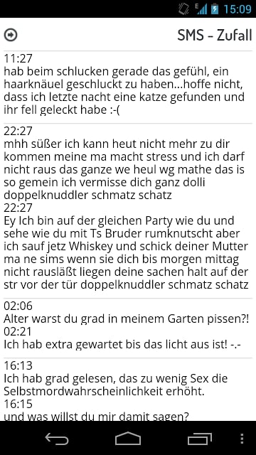 SMS von gestern Nacht截图2