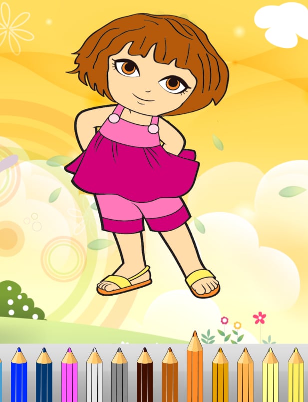 Dora Coloring for kids截图10