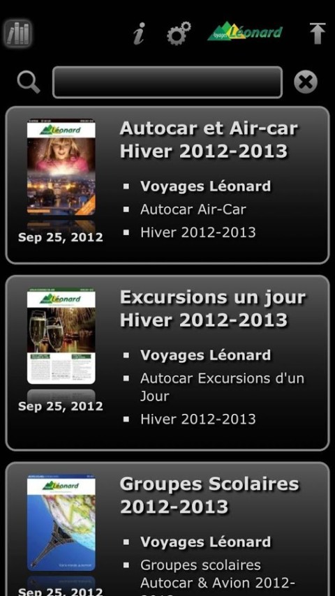 Voyages Leonard Mags截图3