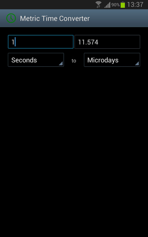 Metric Time Converter截图1