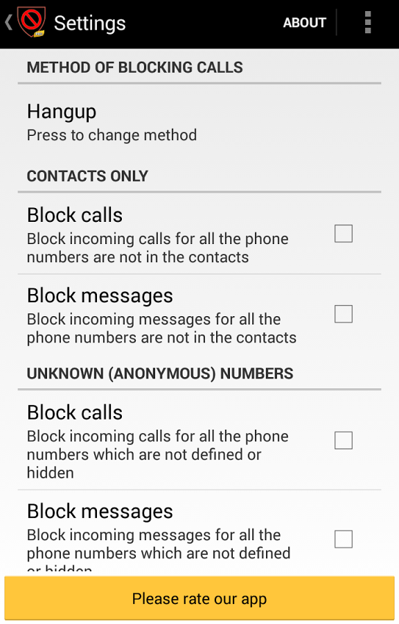 BlackList (calls & sms)截图6