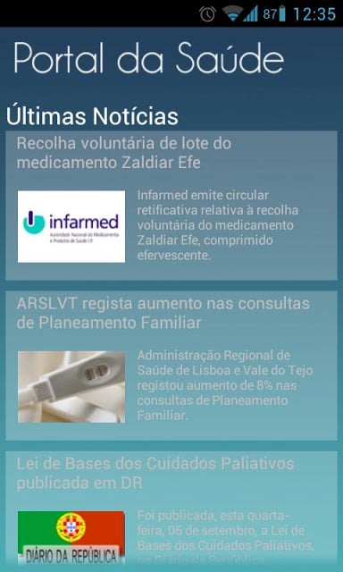 Portal da Sa&uacute;de M&oacute;vel截图2