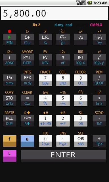 Scientific/Financial RPN DEMO截图3