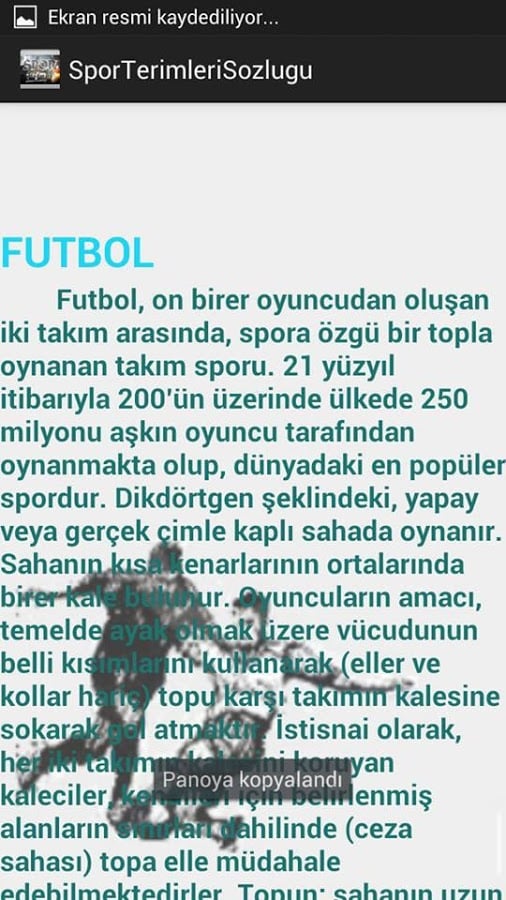 Spor Terimleri S&ouml;zl&uuml;ğ&uuml;截图4