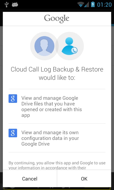 Cloud Call Log Backup &amp;R...截图2