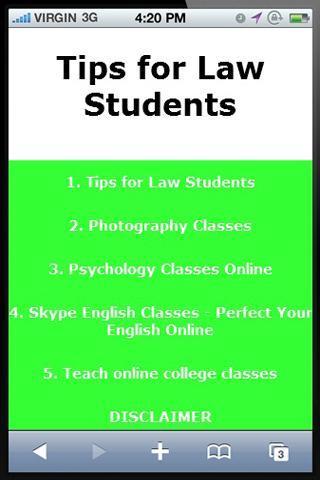 Tips For Law Students截图1