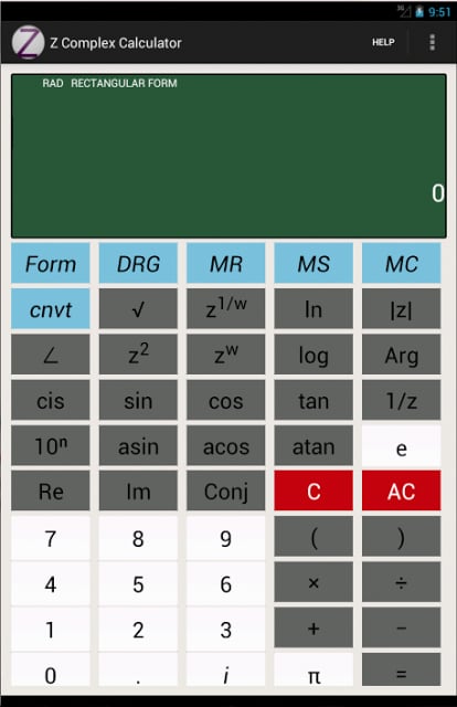 Z Complex Calculator截图1