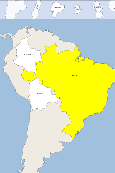 South America Map Puzzle截图3