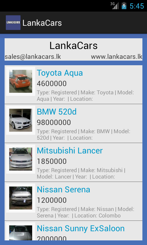 Lanka Cars截图3