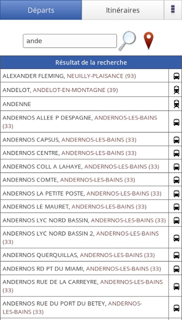 Horaires, Gares, Itin&eacute;raires截图3