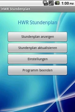 HWR Stundenplan截图