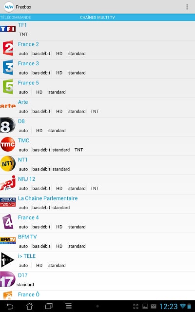 Freebox T&eacute;l&eacute;commande Free截图5