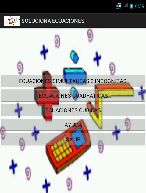 SOLUCIONADOR DE ECUACIONES截图4