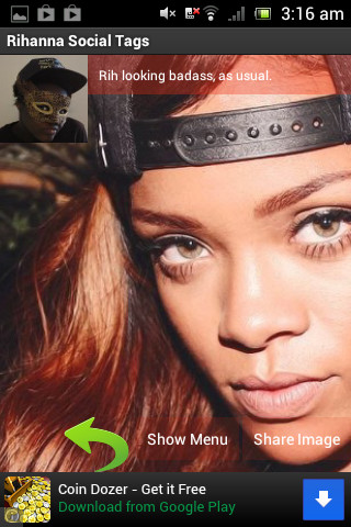 Rihanna Social Tags截图5