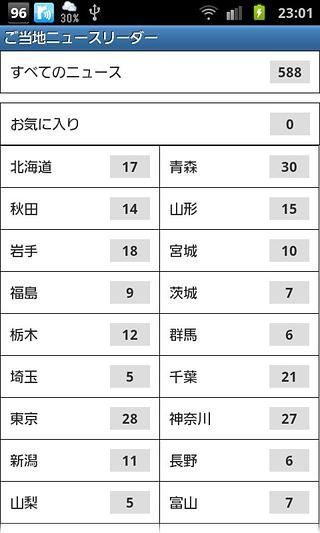 ご当地ニュースリーダー截图1