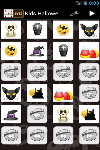 Kids Halloween Pumpkins Memory截图6