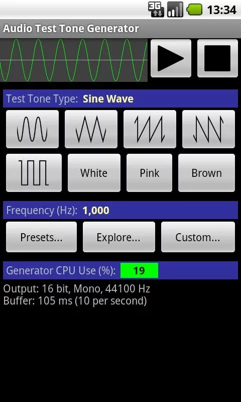 Audio Test Tone Generator截图1