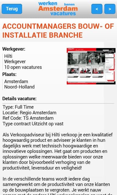 Amsterdam: Werken &amp; Vacatures截图2