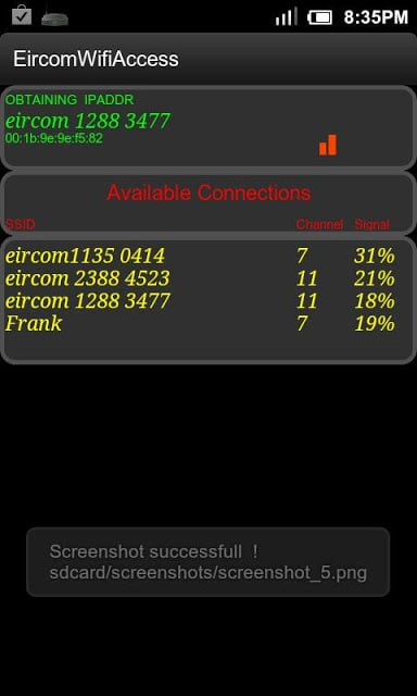 Eircom Wifi Access截图1