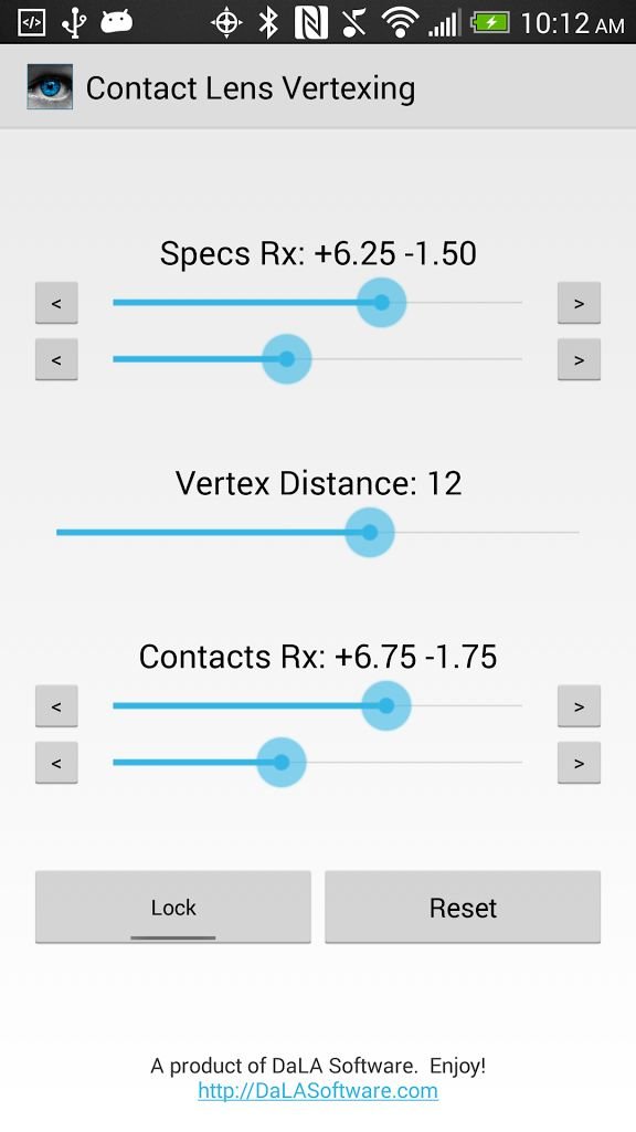 Contact Lens Vertexing截图4