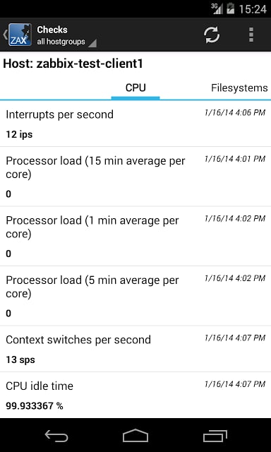 ZAX Zabbix Systems Monitoring截图2