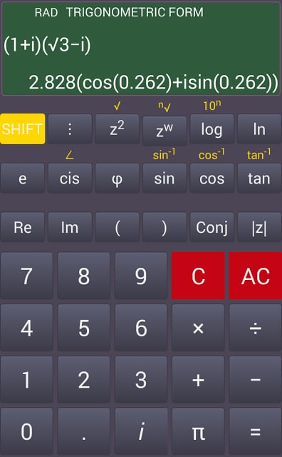 Z Complex Calculator截图9