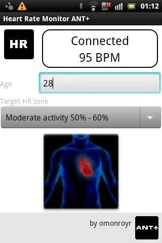 Heart Rate Monitor Ant+截图1