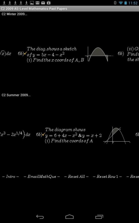 C2 2009 AS-Level Mathematics Past Papers截图7